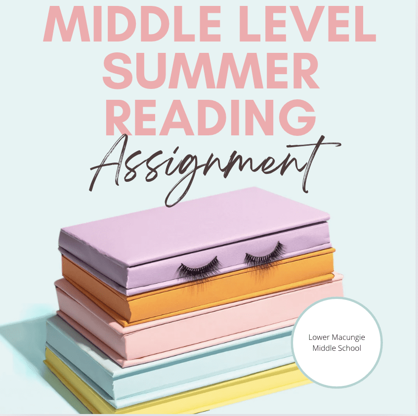 Middle Summer Reading Assignment Banner